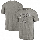 Men's San Antonio Spurs Fanatics Gray T-Shirt FengYun,baseball caps,new era cap wholesale,wholesale hats